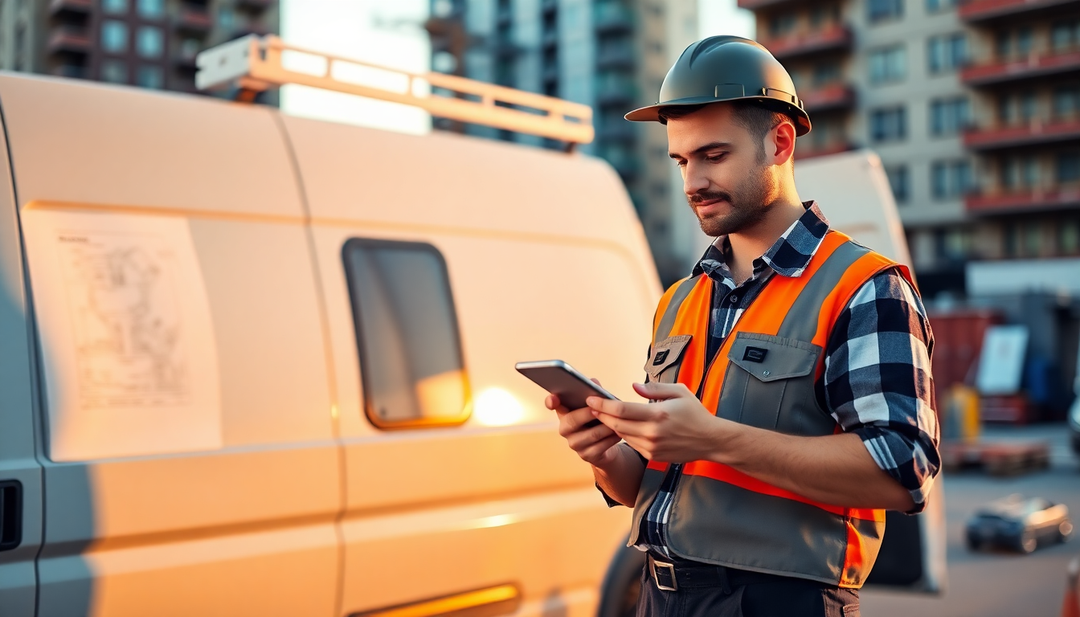 Why Tradesmen Need GPS Tracking for Work Vans - Trackit-Lite