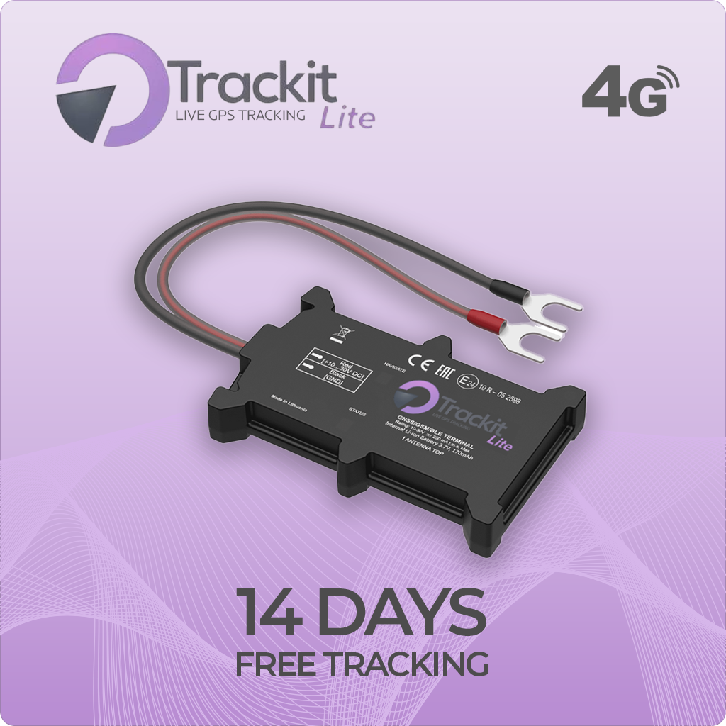 Two-Wire 4G GPS Vehicle Tracker - Trackit-Lite